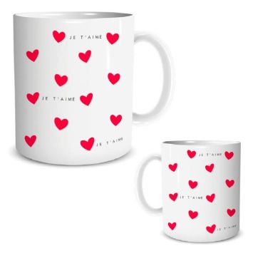 Mug Cœurs Je t'aime
