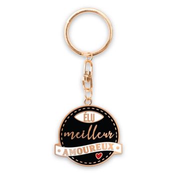 porte-clé élu meilleur amoureux | jourdefete.com