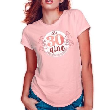 T-shirt à dédicacer Anniversaire - Femme - Age au Choix