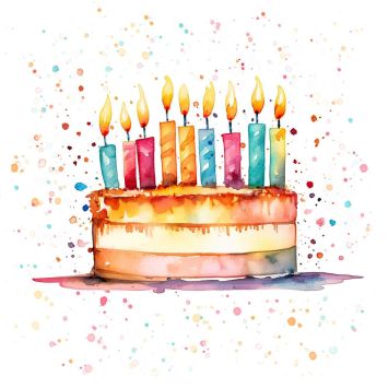 20 serviettes en papier - 33 x 33 cm - Atelier "Cake Party"