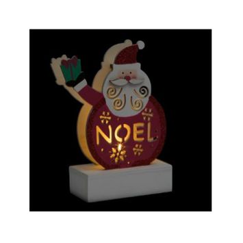 decoration-lumineuse-led-pere-noel-table | jourdefete.com