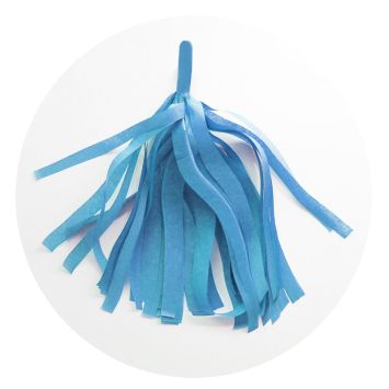 Guirlande 5 tassels - bleu ciel