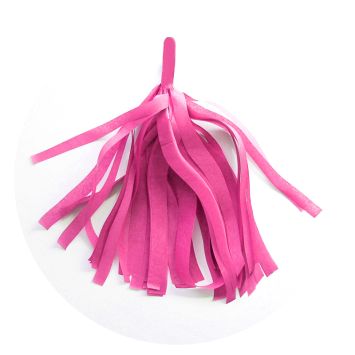 Guirlande 5 tassels - Rose