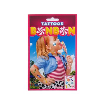 Tatouage temporaire enfant - Bonbon