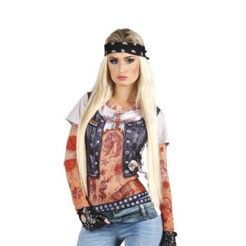 T-Shirt de Biker pour femme - Taille S | jourdefete.com