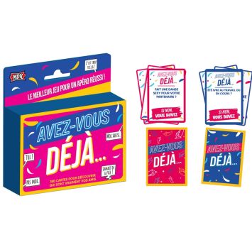 Cartes du jeu Avez-vous déjà pour soirée apéro entre amis | jourdefete.com