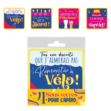 4 sous-verres pour l'apéro - Collection Apéro