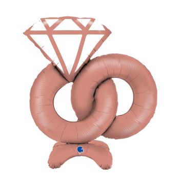 Un ballon qui représente deux bagues, idéal pour un EVJF | jourdefete.com