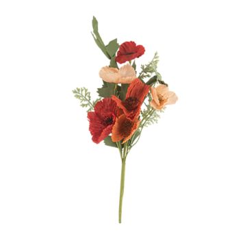 Branche avec fleurs et feuillage - 35 cm - Collection Time to Disco