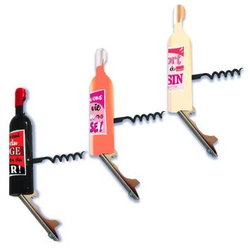 Tire-bouchon Limonadier humour - Modèle au choix