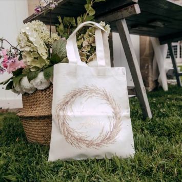Tote bag en lin - Jolie Pampa - Marraine Adorée