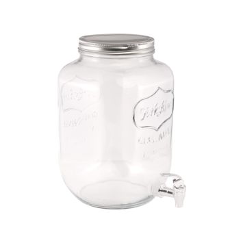 Bouteille limonadier en verre - 8 l