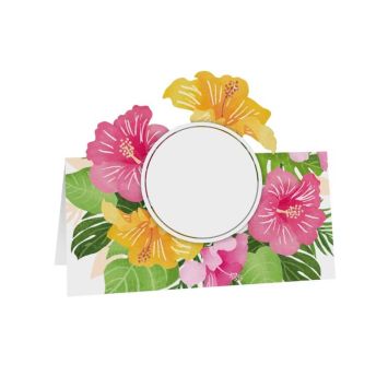 6 Marque-places - Fleurs Tropicales | jourdefete.com