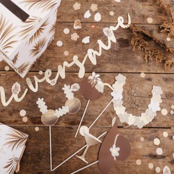 Kit Photobooth - 11 Pièces - Collection Tropicool