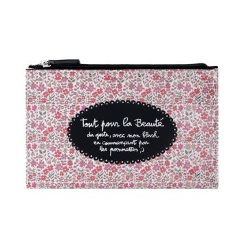 Trousse de Maquillage Fleurie - Derrière La Porte
