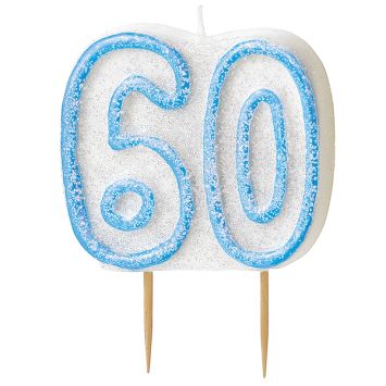 bougie d'anniversaire chiffres 60 ans
