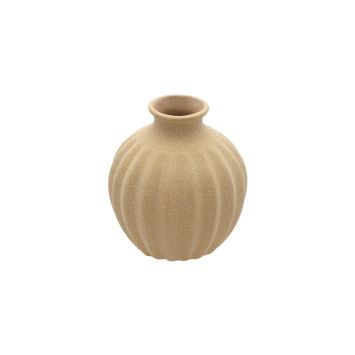 Vase boule céramique - Couleur sable