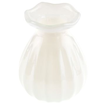 Vase en verre - Floral - 6 x 8 cm - Couleur au choix