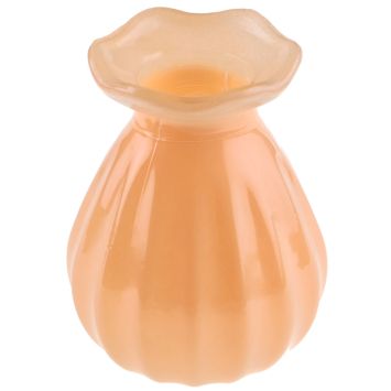 Vase en verre - Floral - 6 x 8 cm - Couleur au choix