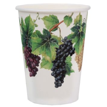 10 gobelets en carton de la collection viticole.
