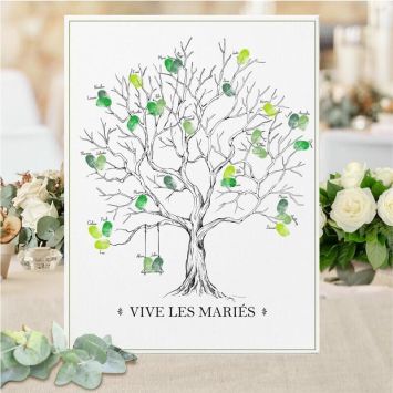 Kit Arbre à empreintes - Collection Vive les Mariés
