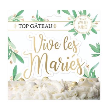 Un superbe top gâteau pour votre fabuleux gâteau de mariage | jourdefete.com