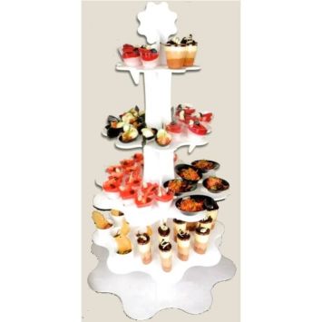 Grand Présentoir à Verrines et Cônes - Fleur