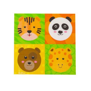 serviettes-anniversaire-zoo-party | jourdefete.com