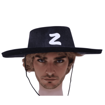 Chapeau noir de Zorro