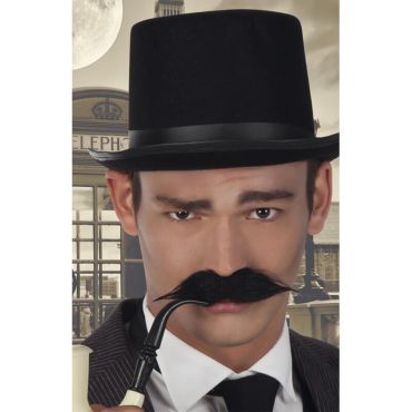 Moustache Adhésive Noire - Sherlock Moustache Adhésive Noire - Sherlock