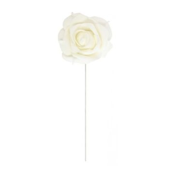 2 Roses sur Tige - Ivoire 2 Roses sur Tige - Ivoire