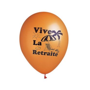10 Ballons de Baudruche Bonne Retraite 10 Ballons de Baudruche Bonne Retraite