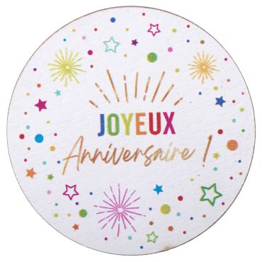 Confettis de table blancs Joyeux Anniversaire avec motifs festifs | jourdefete.com Confettis de table blancs Joyeux Anniversaire avec motifs festifs | jourdefete.com