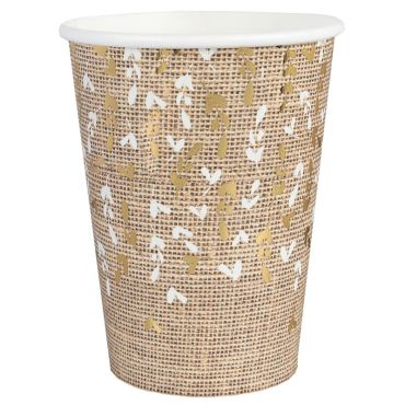 De splendides gobelets avec des feuilles dessinées pour votre mariage champêtre | jourdefete.com De splendides gobelets avec des feuilles dessinées pour votre mariage champêtre | jourdefete.com