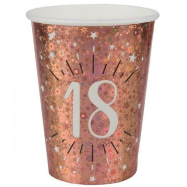 10 gobelets en carton de la collection joyeux anniversaire étincelant rose gold âge au choix | jourdefete.com 10 gobelets en carton de la collection joyeux anniversaire étincelant rose gold âge au choix | jourdefete.com
