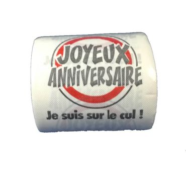 Papier Toilette "Joyeux Anniversaire" Papier Toilette "Joyeux Anniversaire"