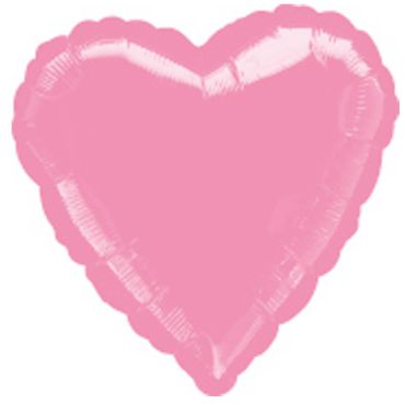 Ballon Hélium - Coeur Rose Clair Ballon Hélium - Coeur Rose Clair