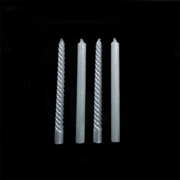 4 Bougies Chandelles - Argent 4 Bougies Chandelles - Argent