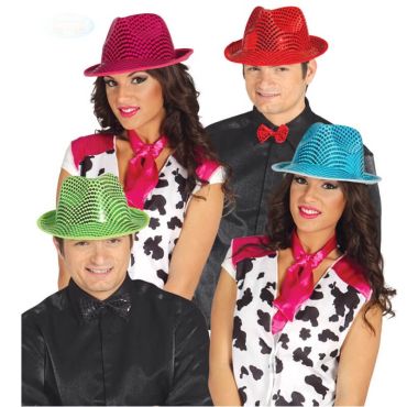 Chapeau pailleté - Couleur au choix Chapeau pailleté - Couleur au choix
