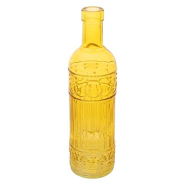 Optez pour ce superbe vase bouteille de couleur jaune pour votre événement festif | jourdefete.com