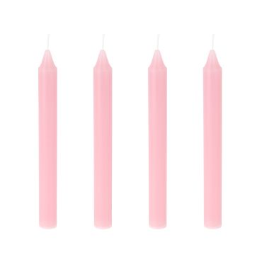 Lot de 4 bougies flambeaux pastel rose pour décoration de fête élégante | jourdefete.com Lot de 4 bougies flambeaux pastel rose pour décoration de fête élégante | jourdefete.com