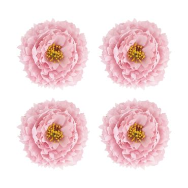 Têtes de pivoines décoratives en tissu, lot de 4, coloris au choix pour décoration de mariage baptême communion | jourdefete.com Têtes de pivoines décoratives en tissu, lot de 4, coloris au choix pour décoration de mariage baptême communion | jourdefete.com