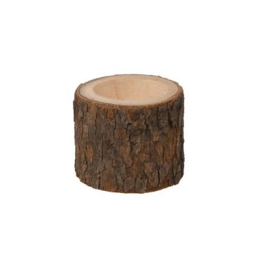 Bougeoir en Bois Naturel - 5 cm Bougeoir en Bois Naturel - 5 cm
