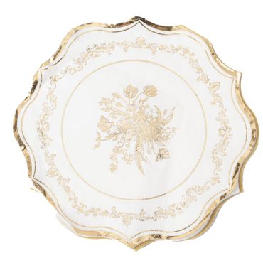 De jolies serviettes en blanc et or avec la collection Vintage| jourdefete.com De jolies serviettes en blanc et or avec la collection Vintage| jourdefete.com