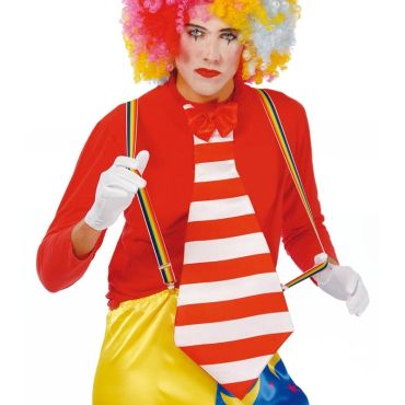 Bretelles de Clown Multicolores Bretelles de Clown Multicolores