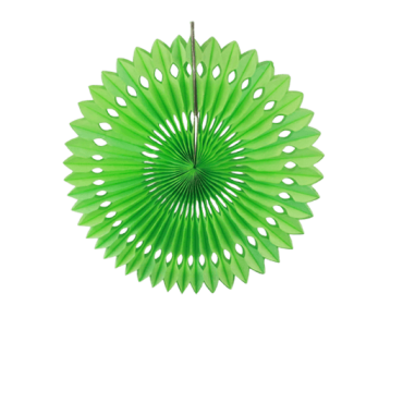 Rosace en Papier Vert à Suspendre - 30 cm Rosace en Papier Vert à Suspendre - 30 cm