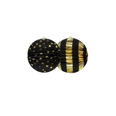 2 lanternes en papier de 25 cm | jourdefete.com 2 lanternes en papier de 25 cm | jourdefete.com
