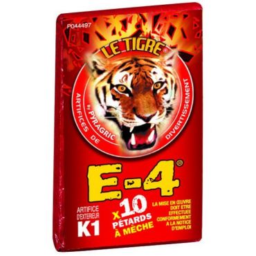 10 Pétards Le Tigre E-4 | jourdefete.com