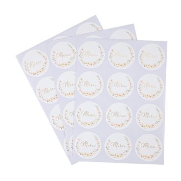 Un lot de 24 stickers à coller de la collection Daisy sur les contenants et décorations de votre événement | jourdefete.com Un lot de 24 stickers à coller de la collection Daisy sur les contenants et décorations de votre événement | jourdefete.com