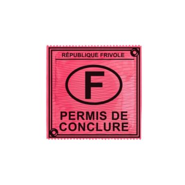Préservatif Humoristique "Permis de Conclure" Préservatif Humoristique "Permis de Conclure"